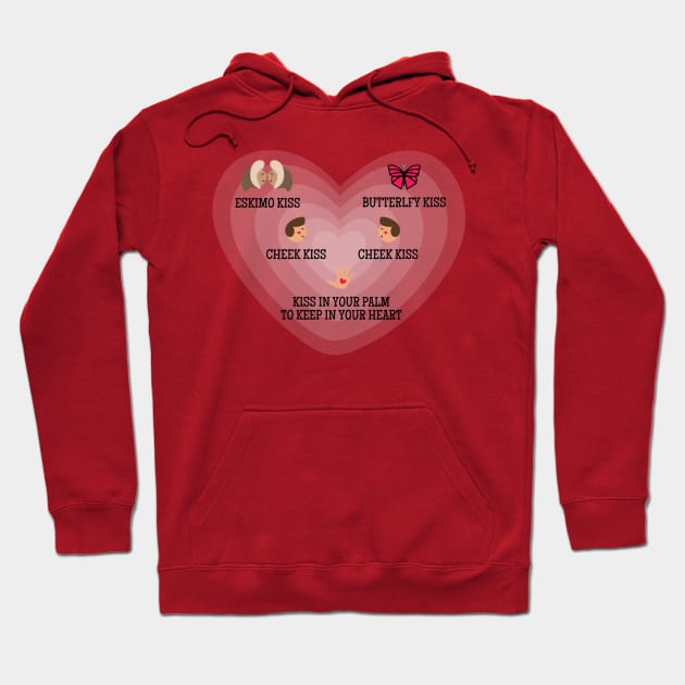 ALL THE KISSES Hoodie by Heyday Threads